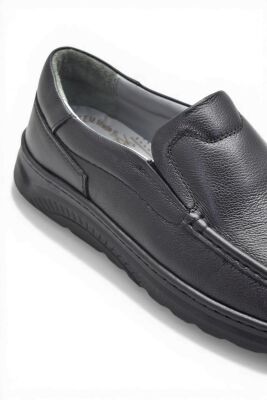 2107 Tam Ortopedik Taban %100 Hakiki Deri Erkek Ayakkabı Bağcıksız Yazlık Erkek Ayakkabı - 17