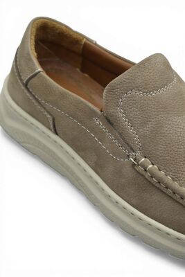 2107 Tam Ortopedik Taban %100 Hakiki Deri Erkek Ayakkabı Bağcıksız Yazlık Erkek Ayakkabı - 19