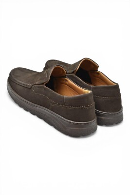 2107 Tam Ortopedik Taban %100 Hakiki Deri Erkek Ayakkabı Bağcıksız Yazlık Erkek Ayakkabı - 15