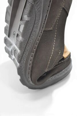 2107 Tam Ortopedik Taban %100 Hakiki Deri Erkek Ayakkabı Bağcıksız Yazlık Erkek Ayakkabı - 20