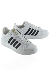 240 Ortopedik Taban Kadın Erkek Spor Ayakkabı Unisex Spor Adidas Tarzı - 7