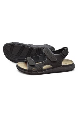 240105 Ortopedik Taban Erkek Sandalet Erkek Cırtlı Sandalet - 7