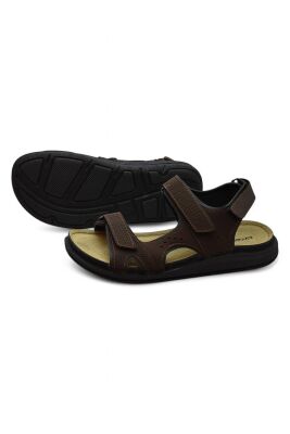 240105 Ortopedik Taban Erkek Sandalet Erkek Cırtlı Sandalet - 8