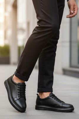 271 Tam Ortopedik Taban Hakiki Deri Günlük Erkek Ayakkabı Casual Erkek Ayakkabı Sneakers - 5