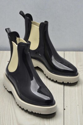 300-50 Ortopedik Taban Lastikli Günlük Kadın Bot Plastik Bot SU GEÇİRMEZ Kadın Bot - 3