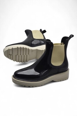 300-50 Ortopedik Taban Lastikli Günlük Kadın Bot Plastik Bot SU GEÇİRMEZ Kadın Bot - 12