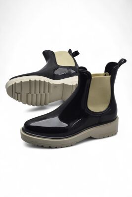 300-50 Ortopedik Taban Lastikli Günlük Kadın Bot Plastik Bot SU GEÇİRMEZ Kadın Bot - 12