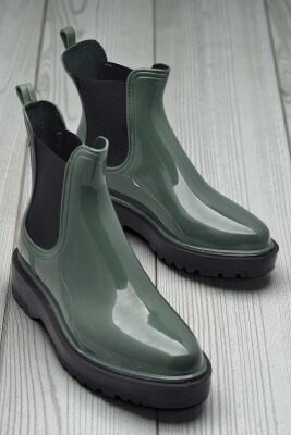 300-50 Ortopedik Taban Lastikli Günlük Kadın Bot Plastik Bot SU GEÇİRMEZ Kadın Bot - 1