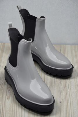 300-50 Ortopedik Taban Lastikli Günlük Kadın Bot Plastik Bot SU GEÇİRMEZ Kadın Bot - 2