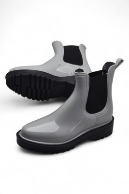 300-50 Ortopedik Taban Lastikli Günlük Kadın Bot Plastik Bot SU GEÇİRMEZ Kadın Bot - 14