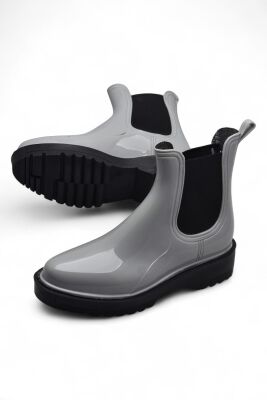 300-50 Ortopedik Taban Lastikli Günlük Kadın Bot Plastik Bot SU GEÇİRMEZ Kadın Bot - 14