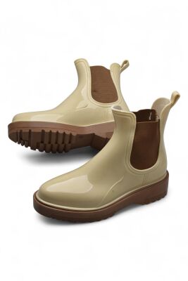 300-50 Ortopedik Taban Lastikli Günlük Kadın Bot Plastik Bot SU GEÇİRMEZ Kadın Bot - 11