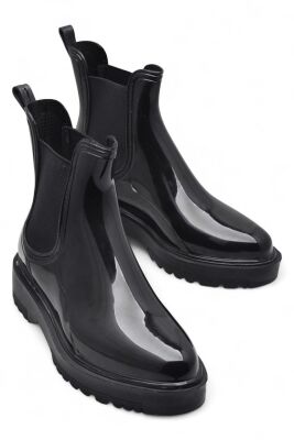 300-50 Ortopedik Taban Lastikli Günlük Kadın Bot Plastik Bot SU GEÇİRMEZ Kadın Bot - 4