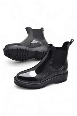 300-50 Ortopedik Taban Lastikli Günlük Kadın Bot Plastik Bot SU GEÇİRMEZ Kadın Bot - 13