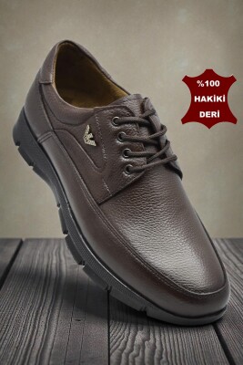 301 Ortopedik Topuk Masajlı Hakiki Deri Erkek Ayakkabı Kışlık Erkek Deri Ayakkabı - 3