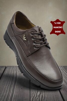 301 Ortopedik Topuk Masajlı Hakiki Deri Erkek Ayakkabı Kışlık Erkek Deri Ayakkabı - 3