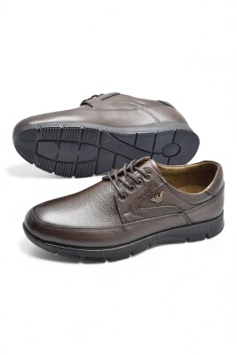 301 Ortopedik Topuk Masajlı Hakiki Deri Erkek Ayakkabı Kışlık Erkek Deri Ayakkabı - 17