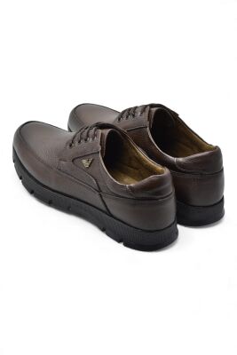 301 Ortopedik Topuk Masajlı Hakiki Deri Erkek Ayakkabı Kışlık Erkek Deri Ayakkabı - 18