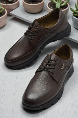 301 Ortopedik Topuk Masajlı Hakiki Deri Erkek Ayakkabı Kışlık Erkek Deri Ayakkabı - 6