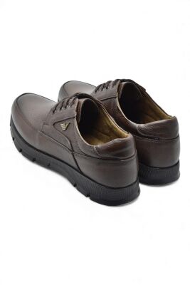 301 Ortopedik Topuk Masajlı Hakiki Deri Erkek Ayakkabı Kışlık Erkek Deri Ayakkabı - 19