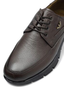 301 Ortopedik Topuk Masajlı Hakiki Deri Erkek Ayakkabı Kışlık Erkek Deri Ayakkabı - 20