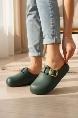 303 Rahat Ortopedik Taban Günlük Kadın Terlik Önü Kapalı Eva Kadın Terlik - 19