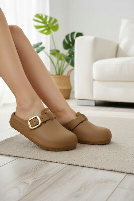 303 Rahat Ortopedik Taban Günlük Kadın Terlik Önü Kapalı Eva Kadın Terlik - 14