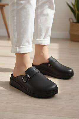 3102 Rahat Ortopedik Taban Günlük Kadın Terlik Önü Kapalı Kadın Terlik - ISPARTALILAR