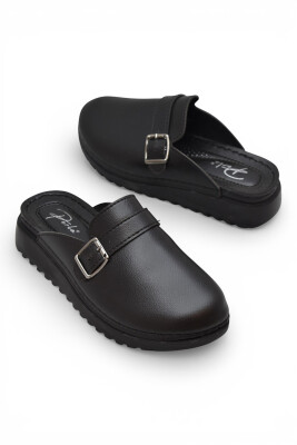 3102 Rahat Ortopedik Taban Günlük Kadın Terlik Önü Kapalı Kadın Terlik - 2