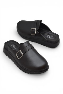 3102 Rahat Ortopedik Taban Günlük Kadın Terlik Önü Kapalı Kadın Terlik - 2