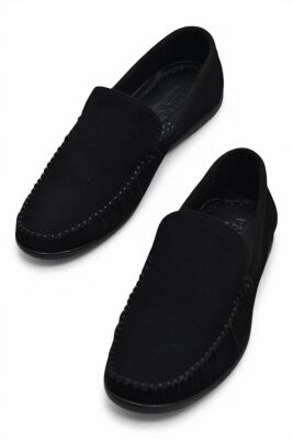 3290 Esnek Rahat Taban Siyah Hakiki Deri Erkek Ayakkabı Yazlık Casual Laofer Erkek Ayakkabı - 2