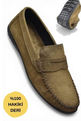 3291 Esnek Rahat Taban Hakiki Deri Erkek Ayakkabı Yazlık Casual Laofer Erkek Ayakkabı - ISPARTALILAR