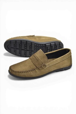 3291 Esnek Rahat Taban Hakiki Deri Erkek Ayakkabı Yazlık Casual Laofer Erkek Ayakkabı - 3