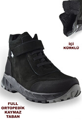 3564 Ortopedik Outdoor Erkek Çocuk Bot Ayakkabı Kaymaz Taban - ISPARTALILAR