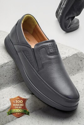 3702 Hazır Ortopedik Taban İçi Dışı Deri Erkek Ayakkabı Casual Erkek Ayakkabı - ISPARTALILAR