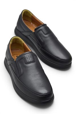 3702 Hazır Ortopedik Taban İçi Dışı Deri Erkek Ayakkabı Casual Erkek Ayakkabı - 5