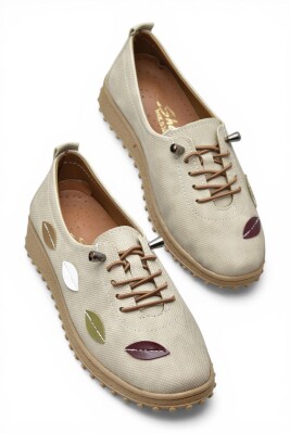 375K Hafif Esnek Ortopedik Taban Günlük İçi Deri Kadın Ayakkabı Casual Ayakkabı - 11