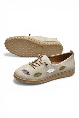 375K Hafif Esnek Ortopedik Taban Günlük İçi Deri Kadın Ayakkabı Casual Ayakkabı - 12