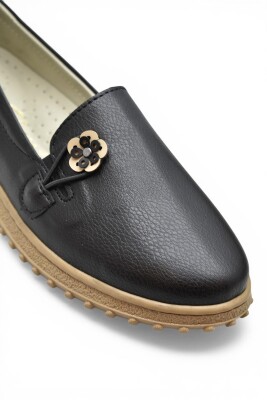 376K Hafif Esnek Ortopedik Taban Günlük İçi Deri Kadın Ayakkabı Casual Ayakkabı - 13