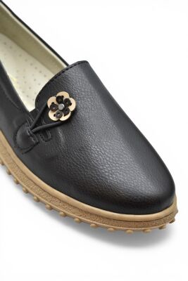 376K Hafif Esnek Ortopedik Taban Günlük İçi Deri Kadın Ayakkabı Casual Ayakkabı - 13