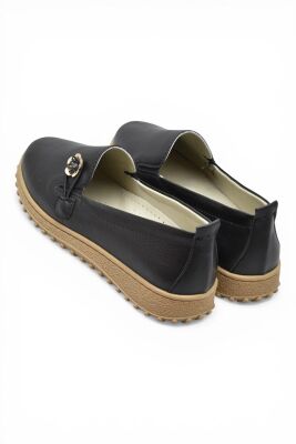 376K Hafif Esnek Ortopedik Taban Günlük İçi Deri Kadın Ayakkabı Casual Ayakkabı - 9