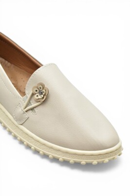 376K Hafif Esnek Ortopedik Taban Günlük İçi Deri Kadın Ayakkabı Casual Ayakkabı - 12