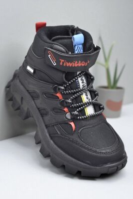 390U Ortopedik Taban Lastikli Cırtlı Kız Çocuk Bot Erkek Çocuk Bot Unisex Çocuk Bot - 23