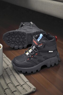 390U Ortopedik Taban Lastikli Cırtlı Kız Çocuk Bot Erkek Çocuk Bot Unisex Çocuk Bot - 25