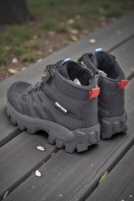 390U Ortopedik Taban Lastikli Cırtlı Kız Çocuk Bot Erkek Çocuk Bot Unisex Çocuk Bot - 26