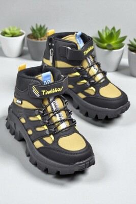 390U Ortopedik Taban Lastikli Cırtlı Kız Çocuk Bot Erkek Çocuk Bot Unisex Çocuk Bot - 11