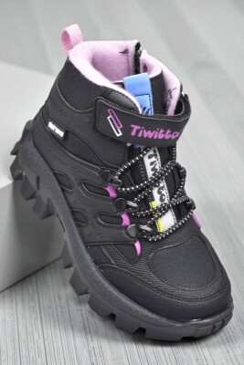 390U Ortopedik Taban Lastikli Cırtlı Kız Çocuk Bot Erkek Çocuk Bot Unisex Çocuk Bot - 3