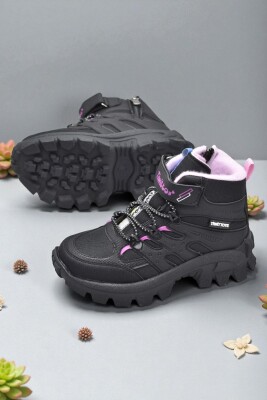 390U Ortopedik Taban Lastikli Cırtlı Kız Çocuk Bot Erkek Çocuk Bot Unisex Çocuk Bot - 8