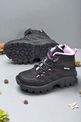 390U Ortopedik Taban Lastikli Cırtlı Kız Çocuk Bot Erkek Çocuk Bot Unisex Çocuk Bot - 8