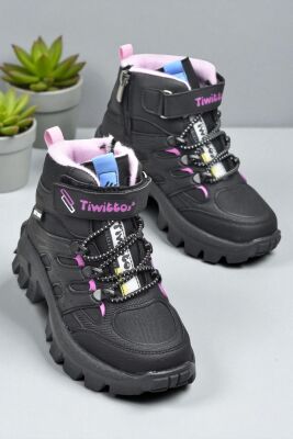 390U Ortopedik Taban Lastikli Cırtlı Kız Çocuk Bot Erkek Çocuk Bot Unisex Çocuk Bot - 14